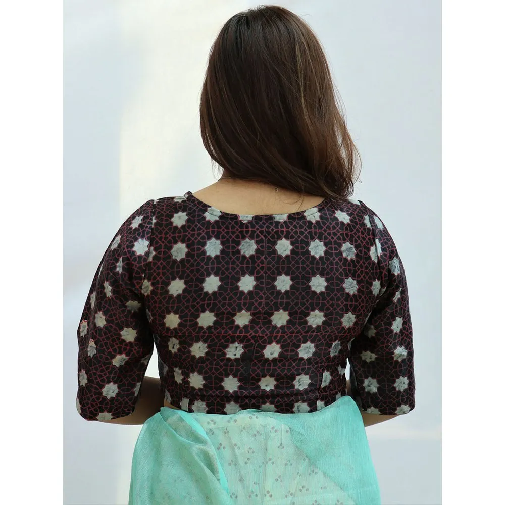 Chidiyaa Raya Mashru Silk Blouse