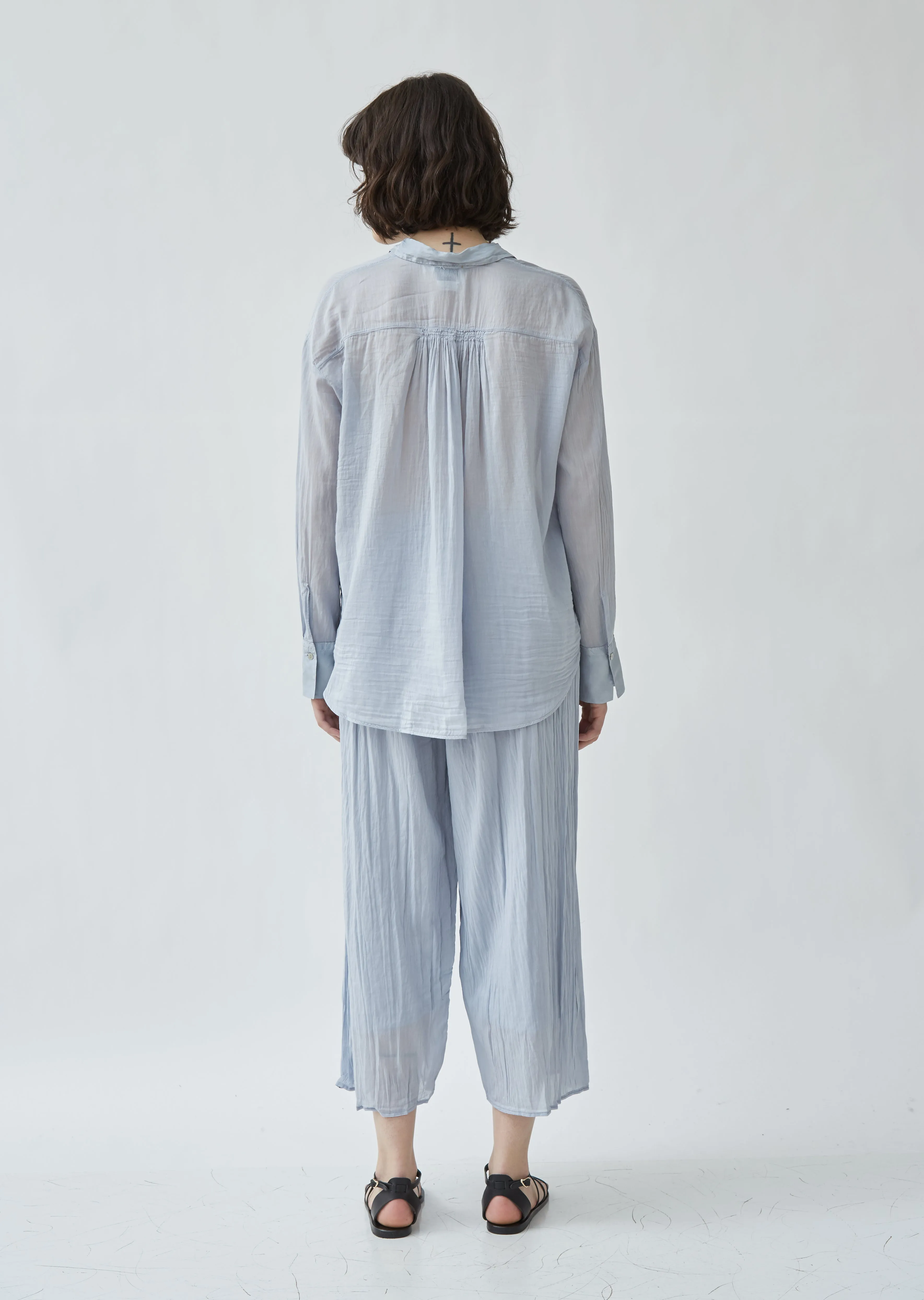 Cotton & Silk Voile Shirt