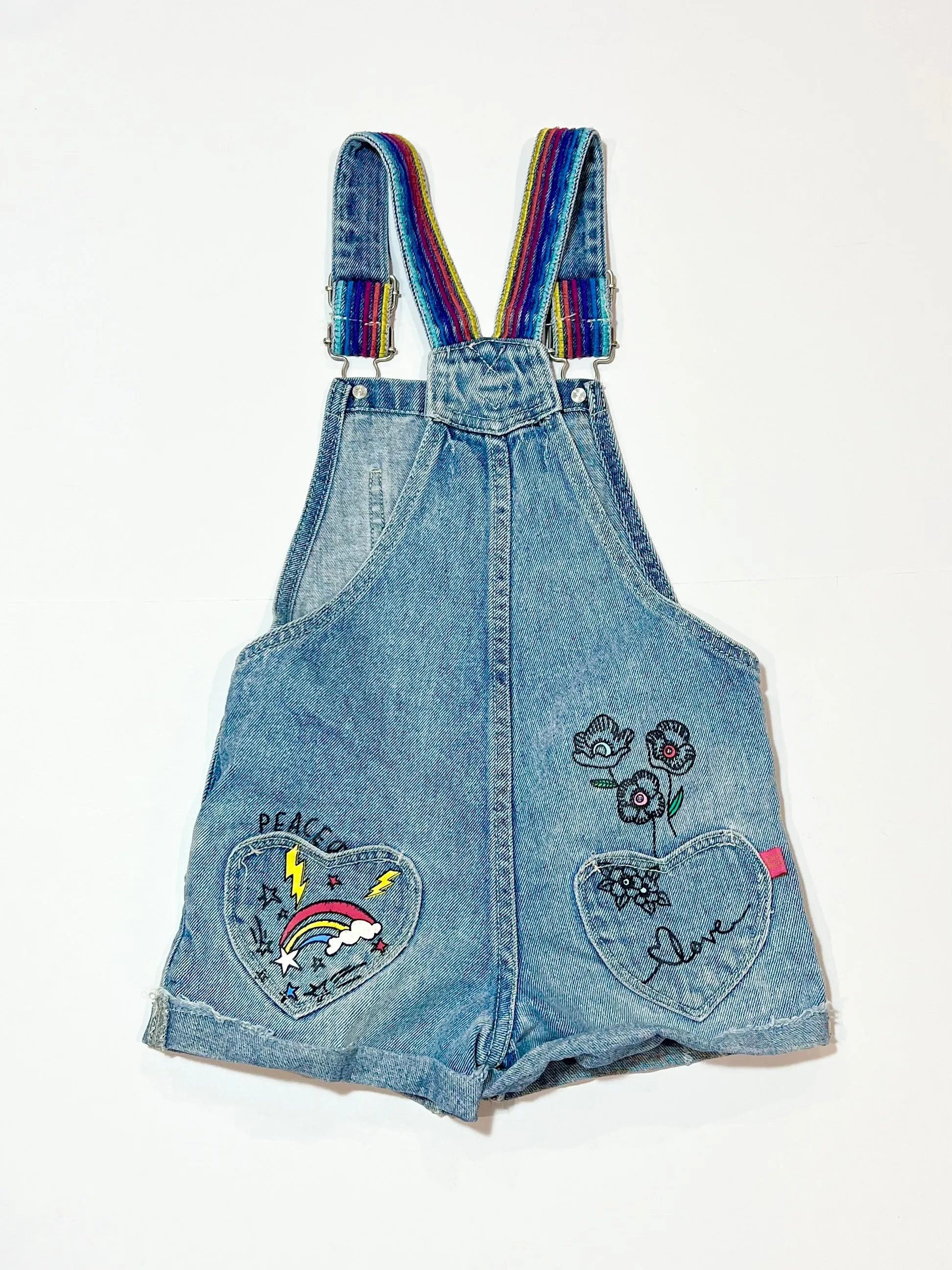 Denim overalls - Size 3-4