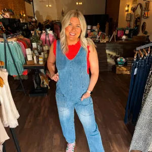 Denim Overalls