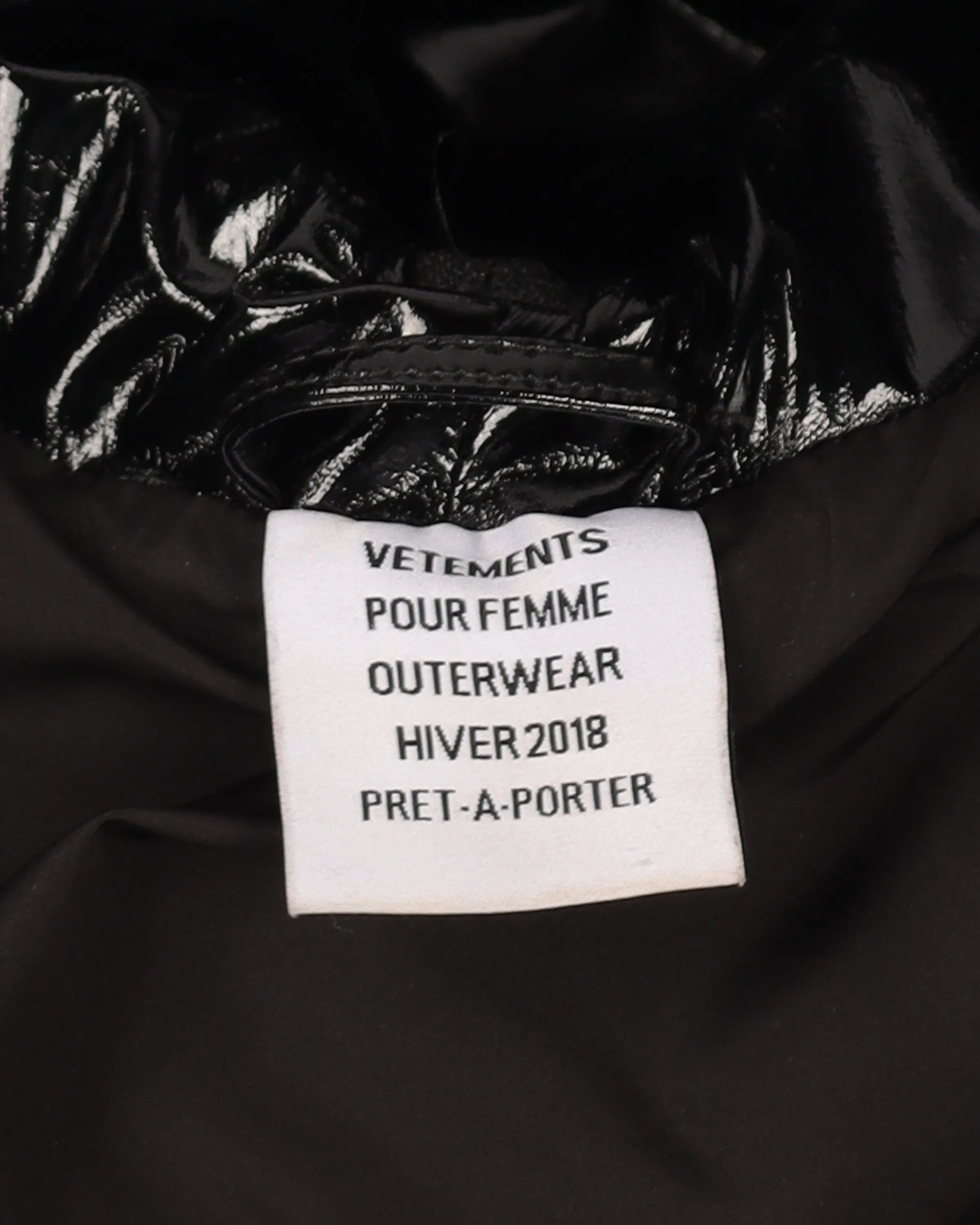 FW18 Miss Webcam Oversized Puffer Jacket