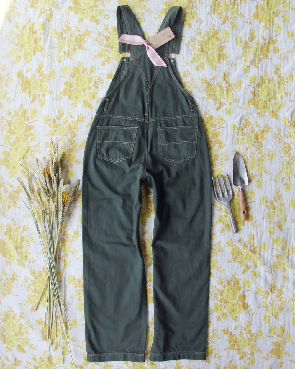 Gardeners Overalls in Sage