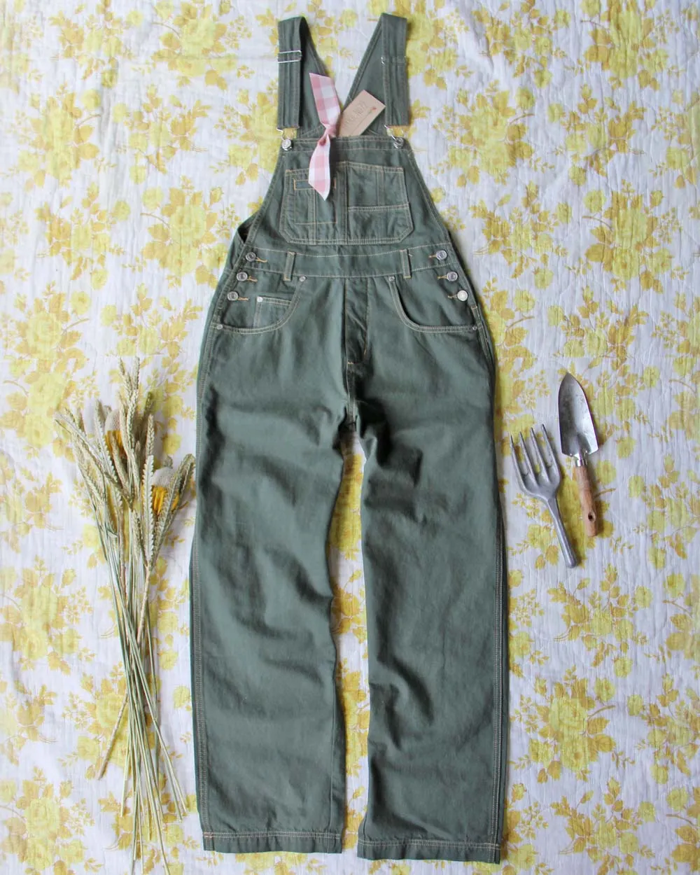 Gardeners Overalls in Sage