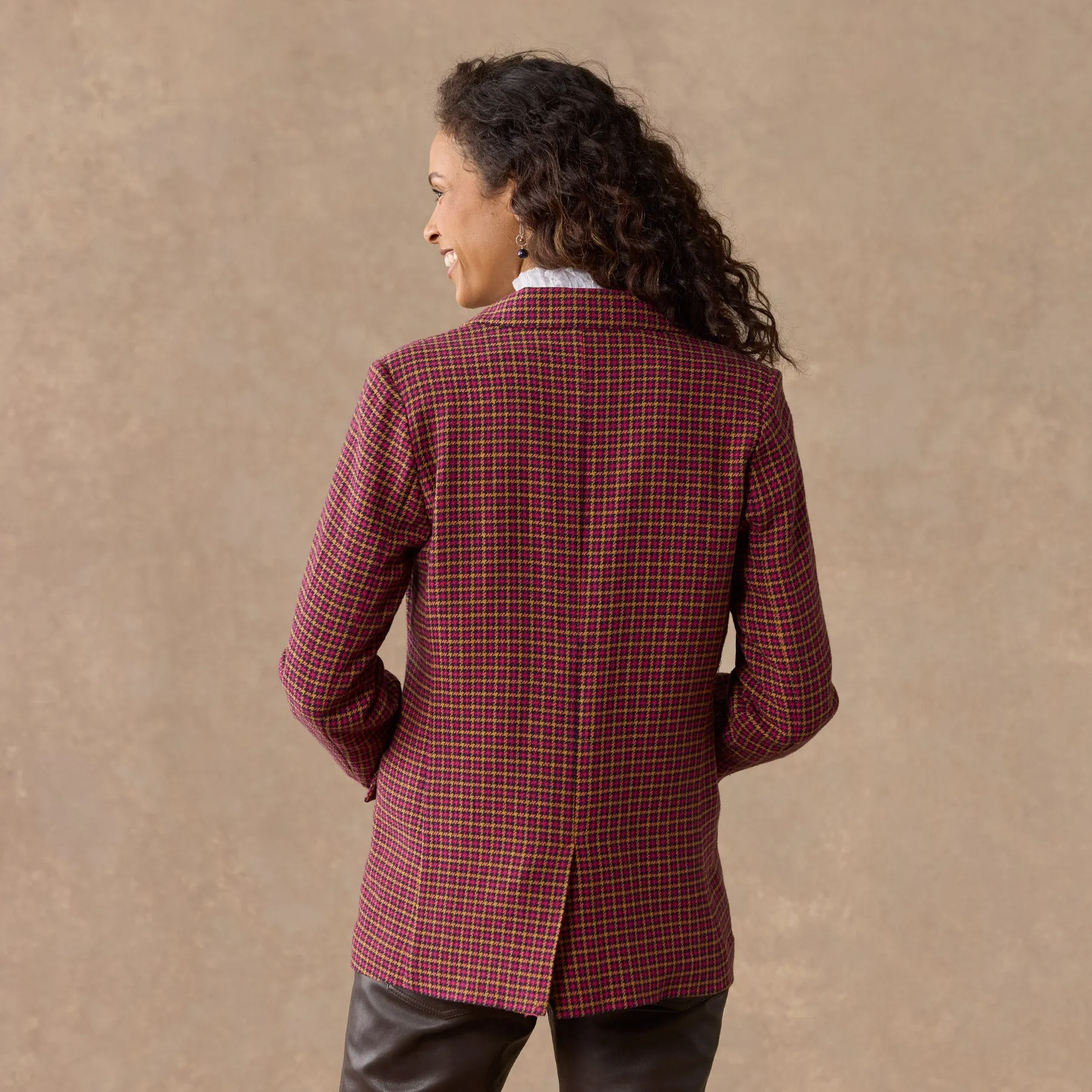 Mayra Plaid Blazer