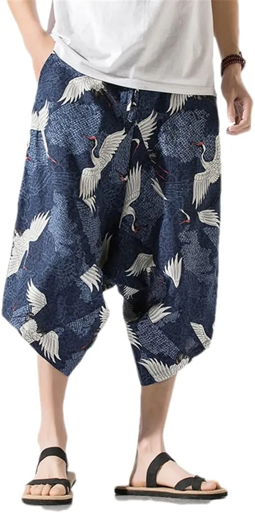 Men's Harem Pants Streetwear Casual Jogging Pants Baggy Sweatpants Harajuku Style Pantalon