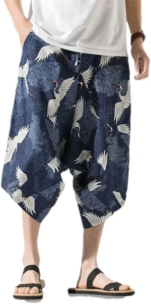 Men's Harem Pants Streetwear Casual Jogging Pants Baggy Sweatpants Harajuku Style Pantalon