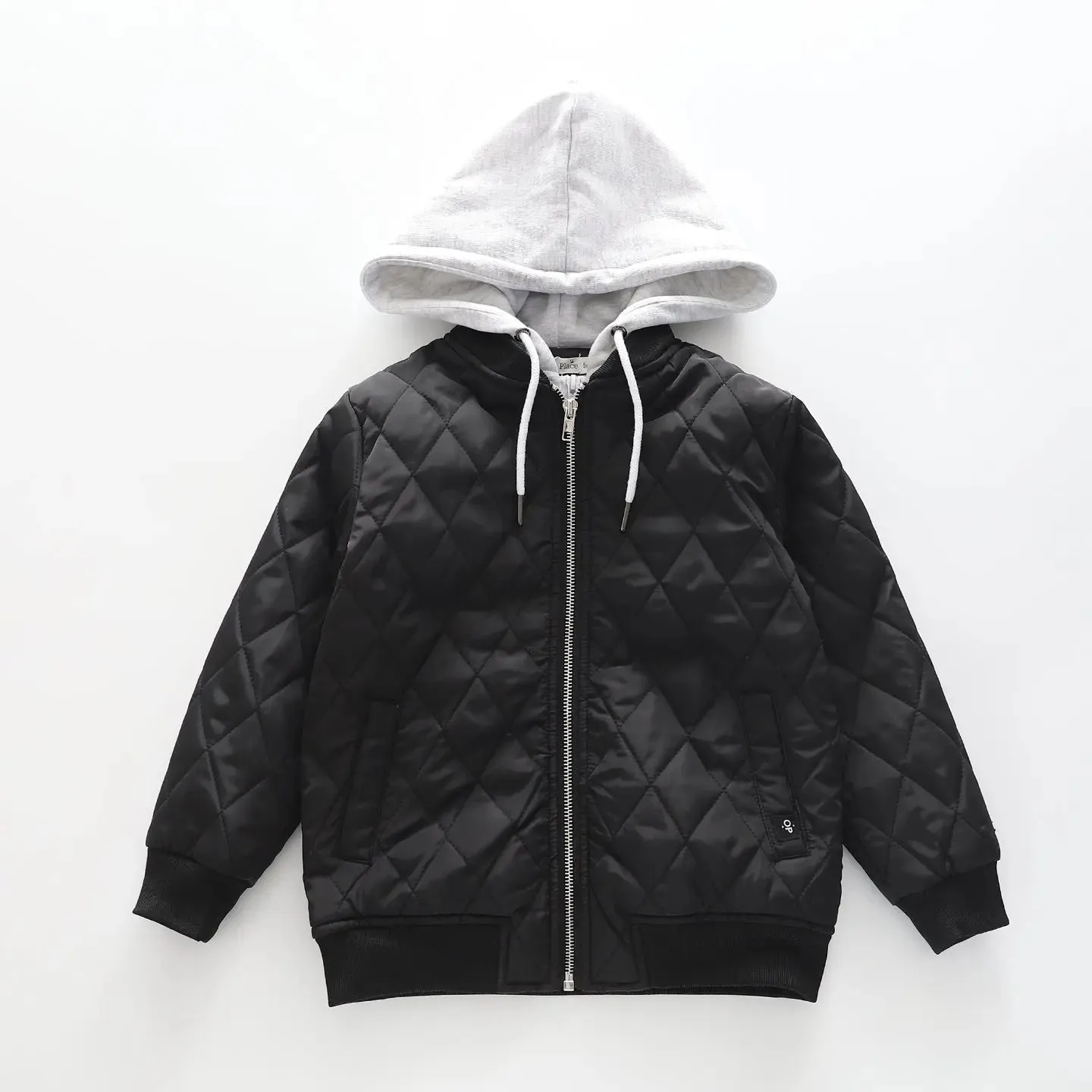 Older Boys' Bomber Jacket with Hoodie