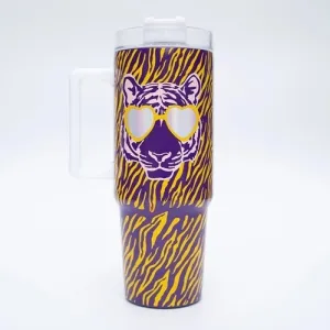 Tiger Stripe To Go Handle Mug