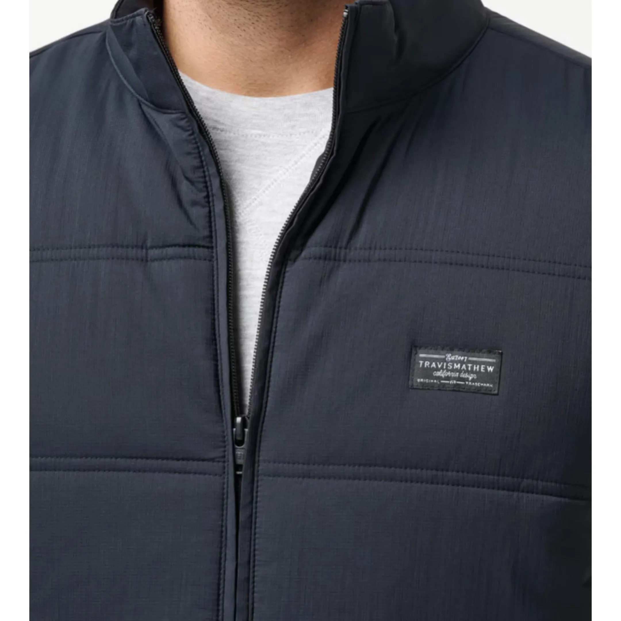 TravisMathew Palisades Puffer Vest - Black