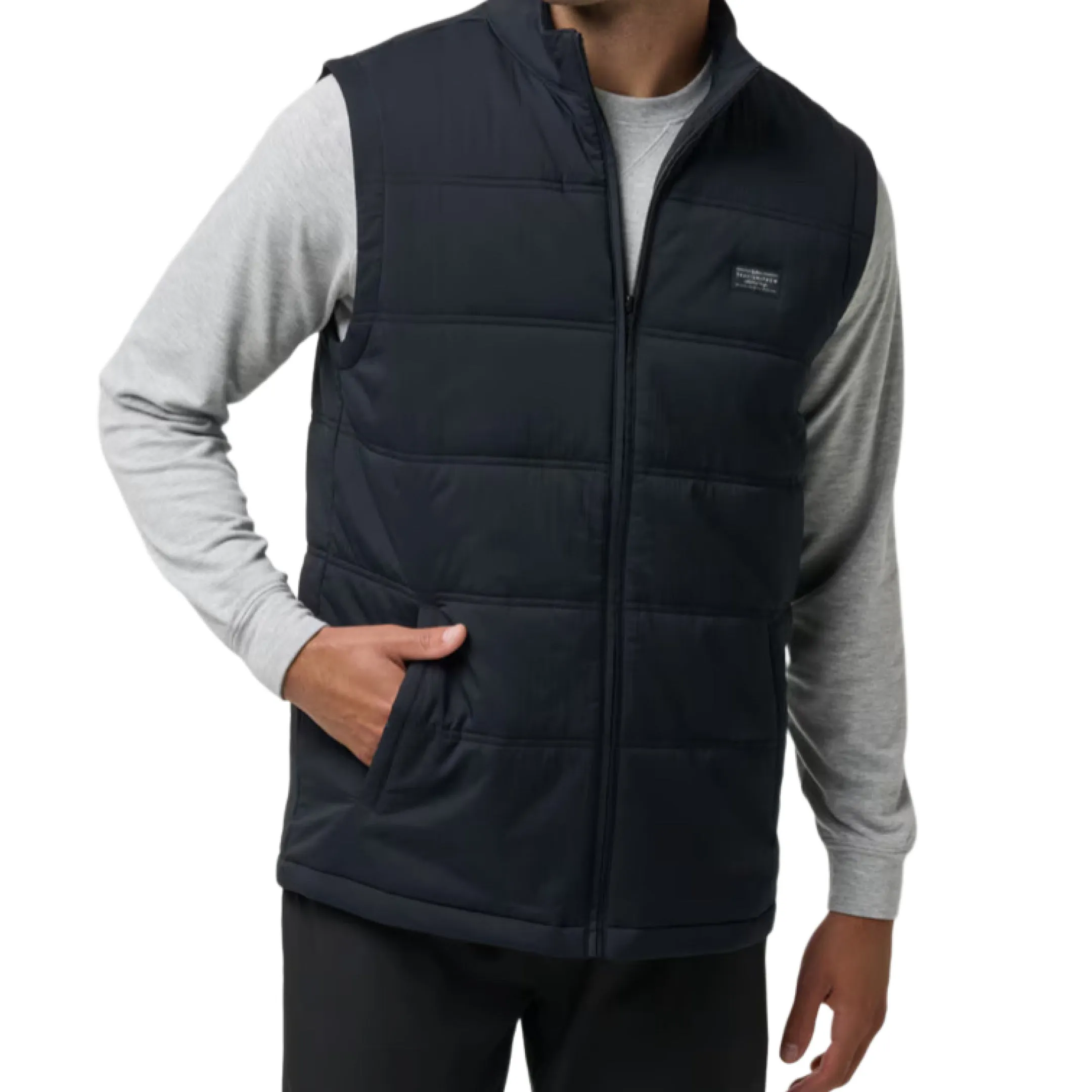 TravisMathew Palisades Puffer Vest - Black