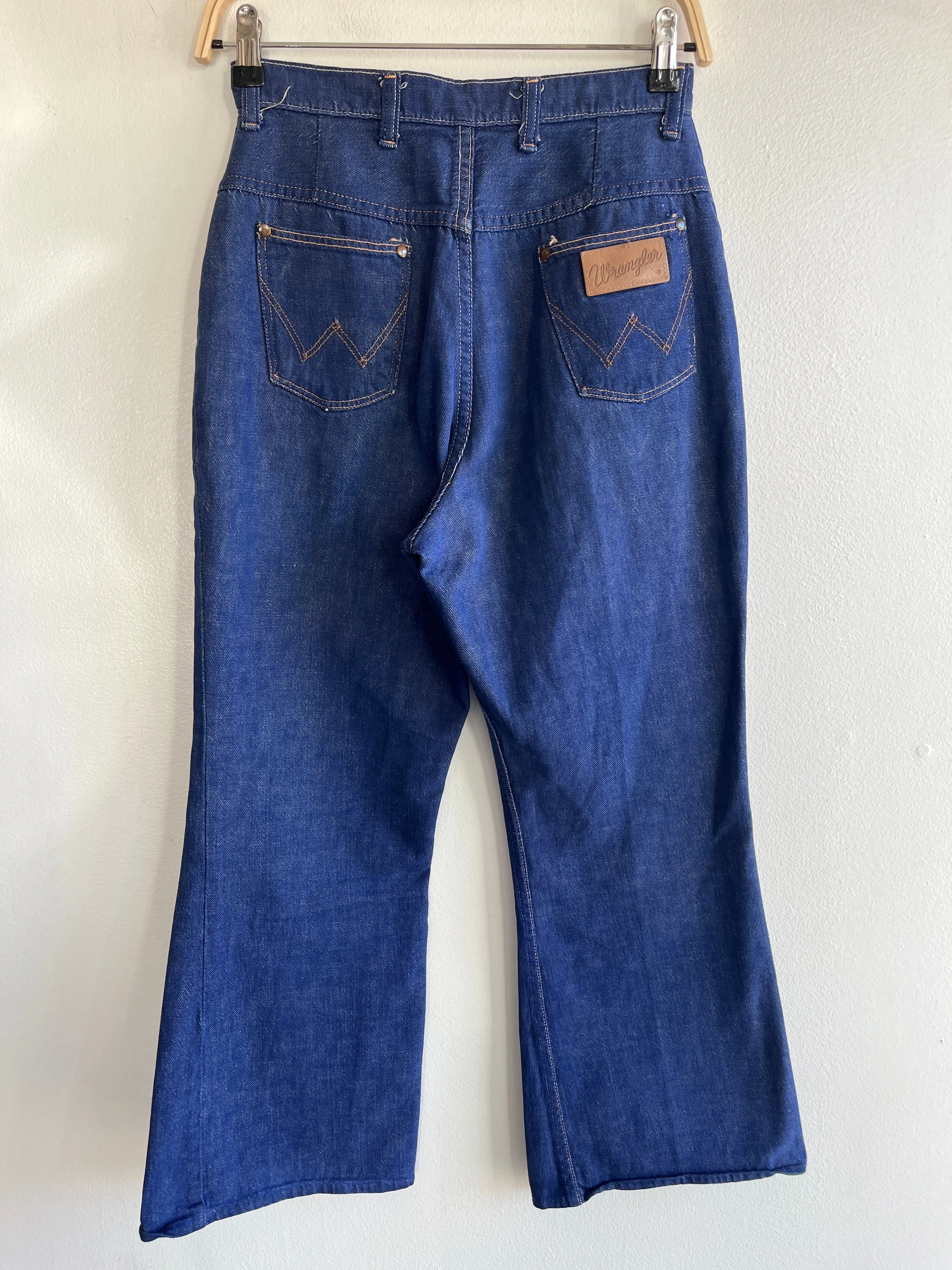 Vintage 1970s Wrangler Flared Denim Jeans