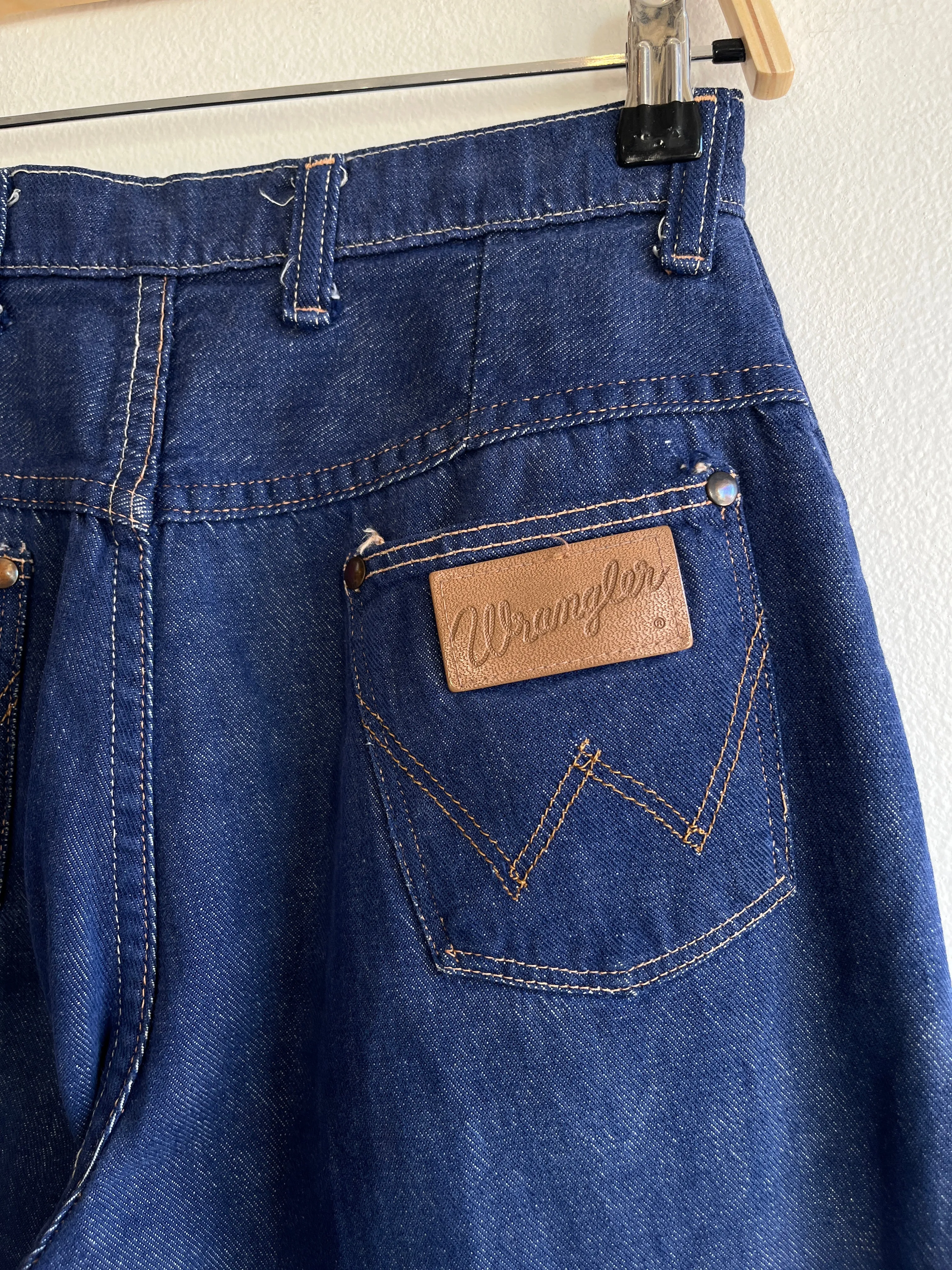 Vintage 1970s Wrangler Flared Denim Jeans