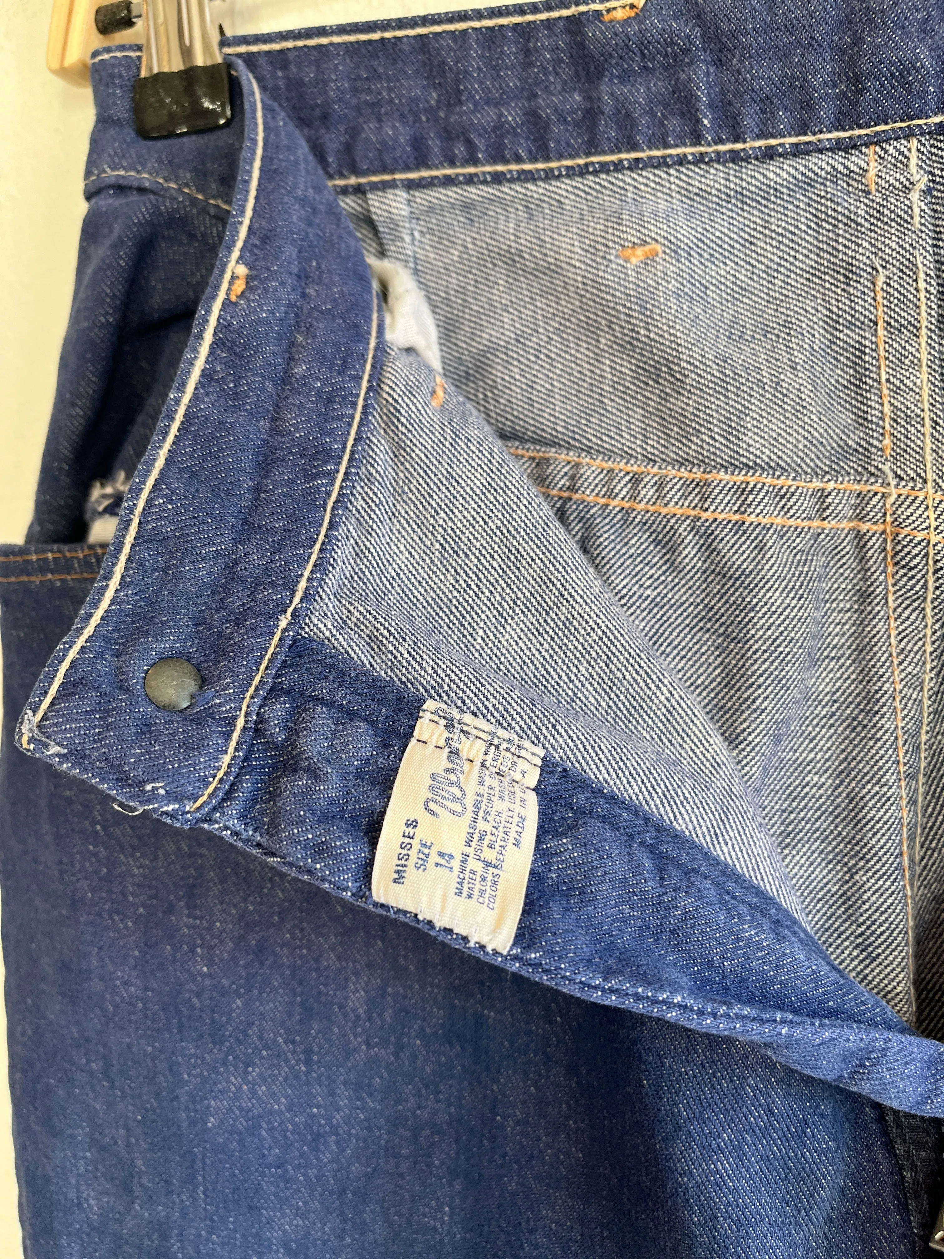 Vintage 1970s Wrangler Flared Denim Jeans